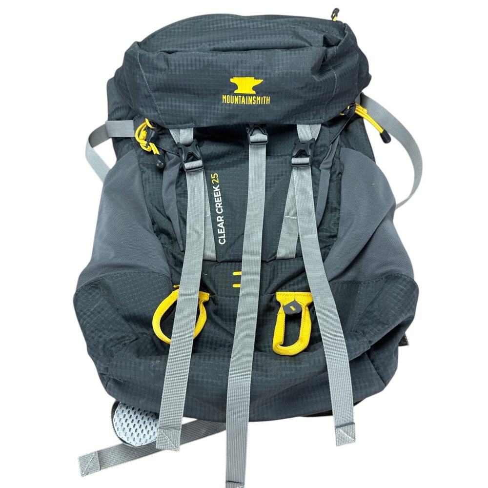 Mountainsmith Clear Creek 25 Backpack Daypack Gray Yellow Hiking Outdoor
